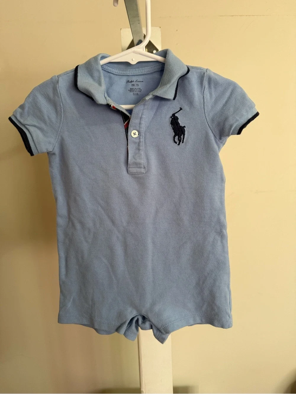Ralph Lauren Big Pony Polo Romper